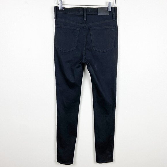 MADEWELL | 10'' High Rise Skinny Jeans Black 27 - Picture 3 of 9